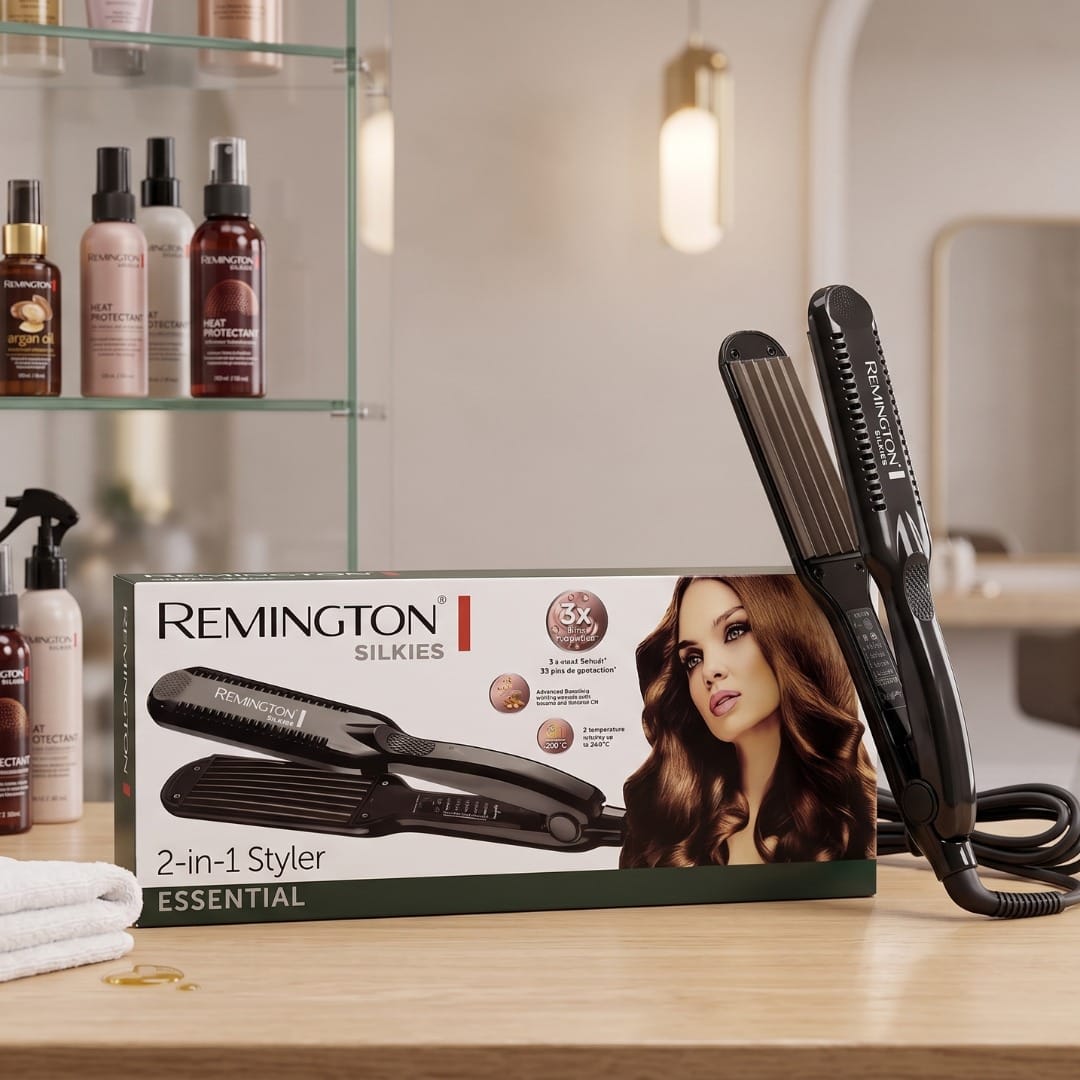 Remington Silkies 2-in-1 Hair Straightener & Crimper — view 1