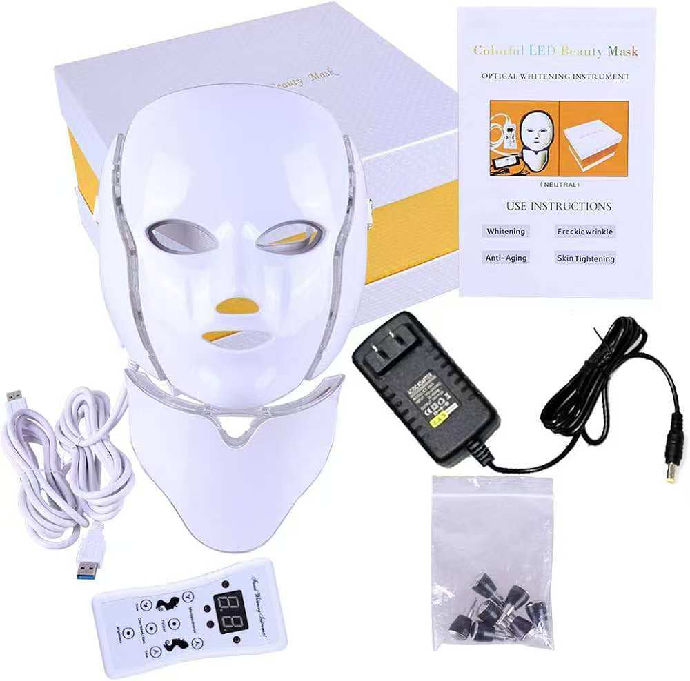 LED Beauty Mask With Neck — view 1