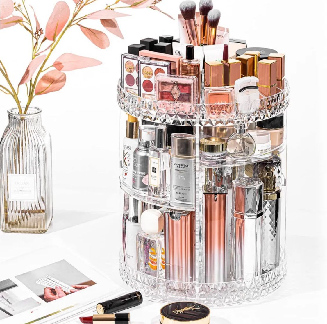 360° Rotating Makeup Organizer — view 1