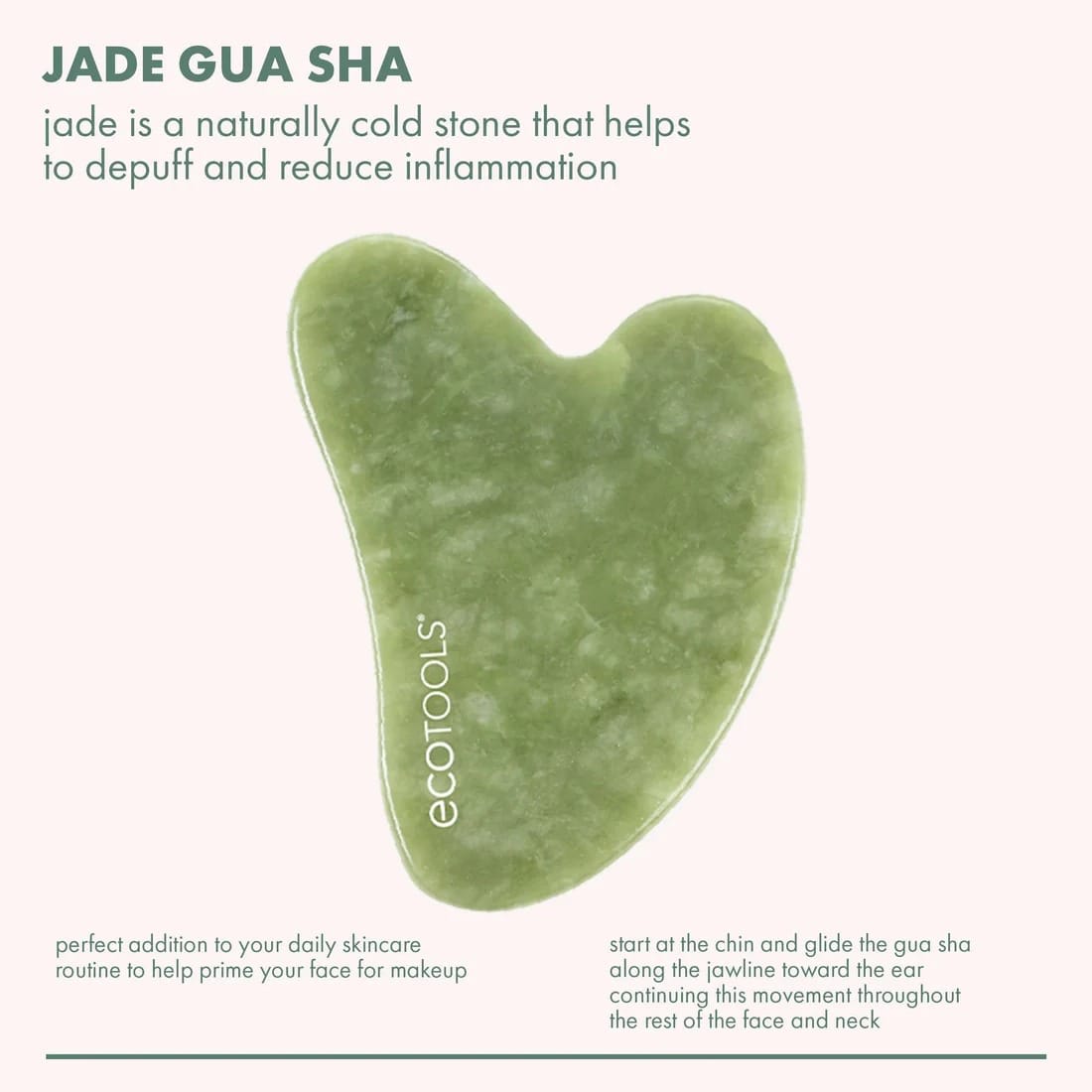 EcoTools Jade Gua Sha Facial Tool — view 1