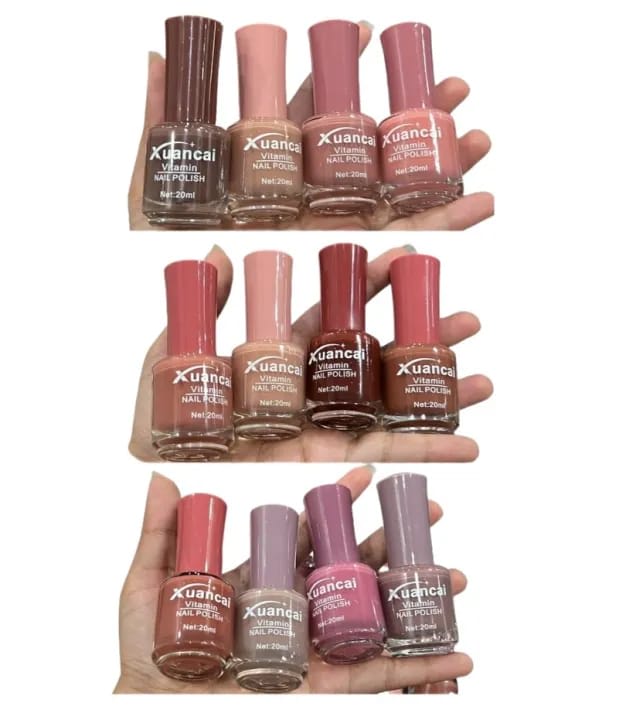 Xuancai Vitamin Nail Polish Set (12 Shades)