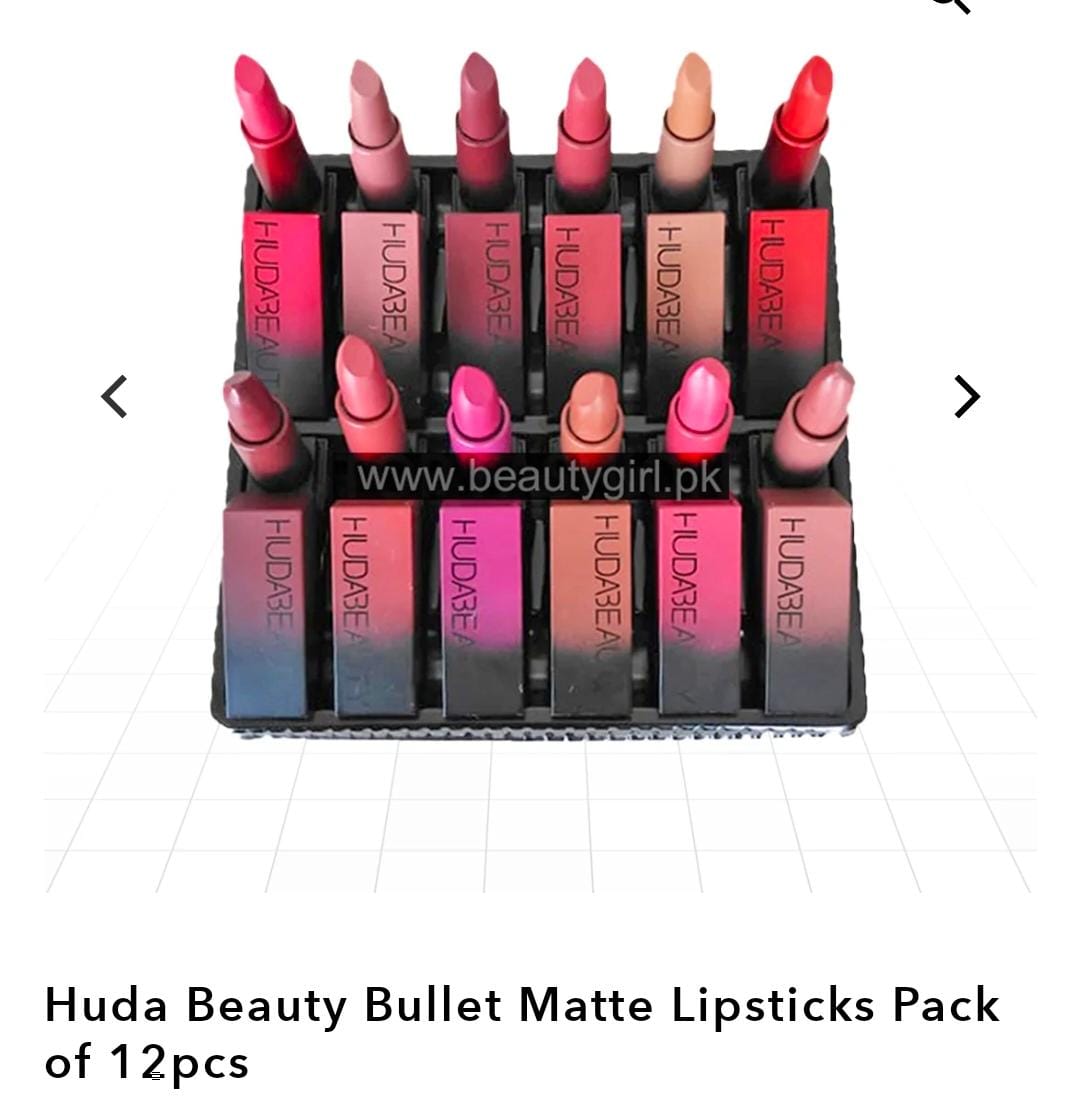 Huda Beauty Bullet Lipstick — Pack of 12 — view 1