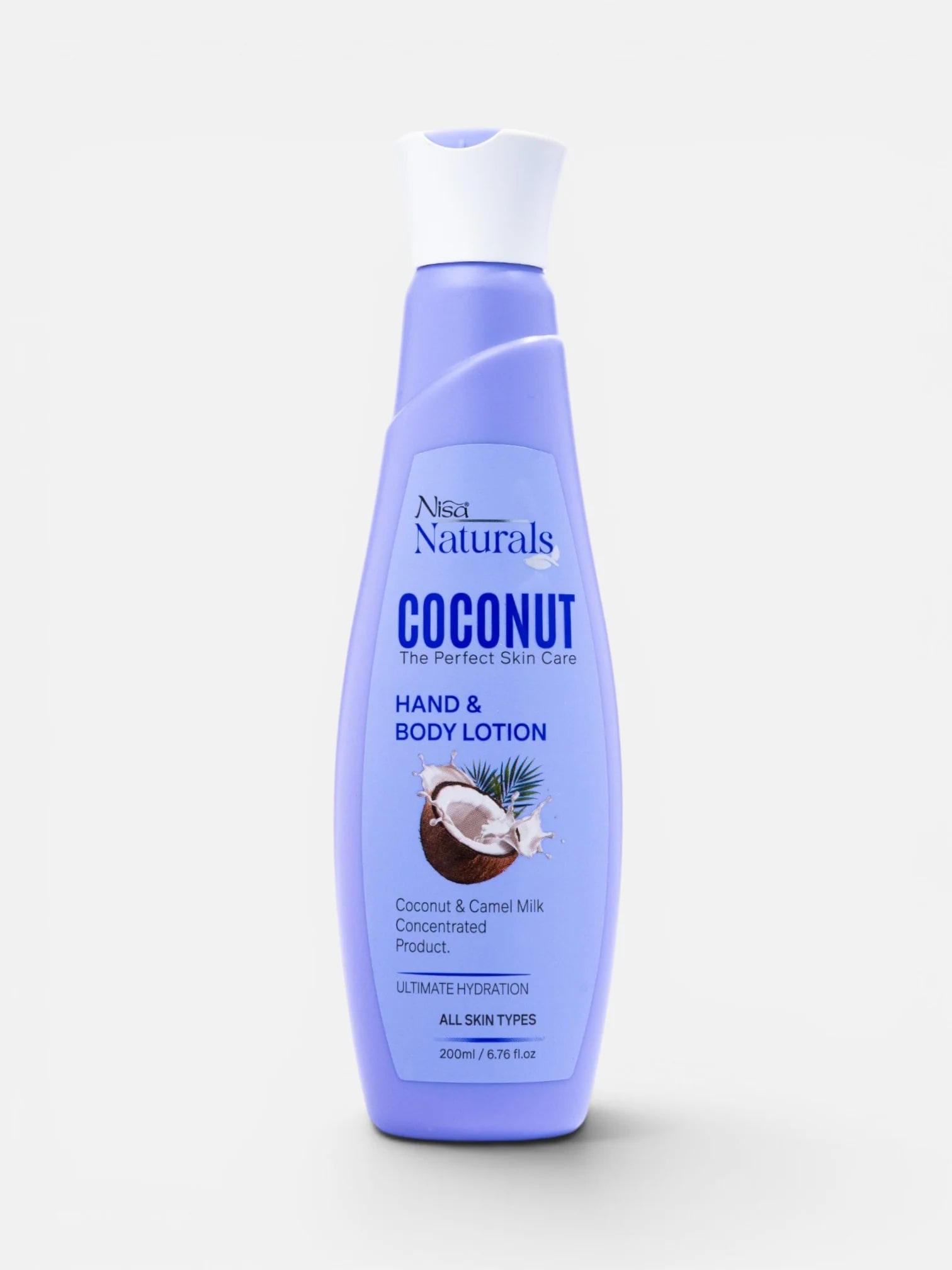 Coconut Lotion 200ml - Face, Hand & Body — view 1