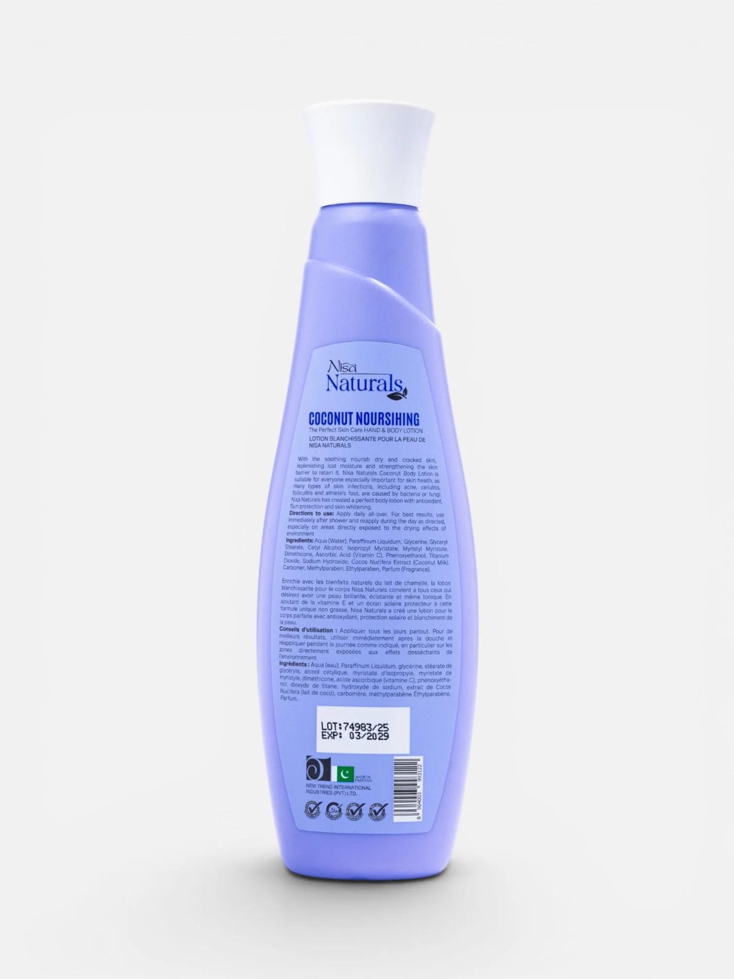 Coconut Lotion 200ml - Face, Hand & Body — view 2