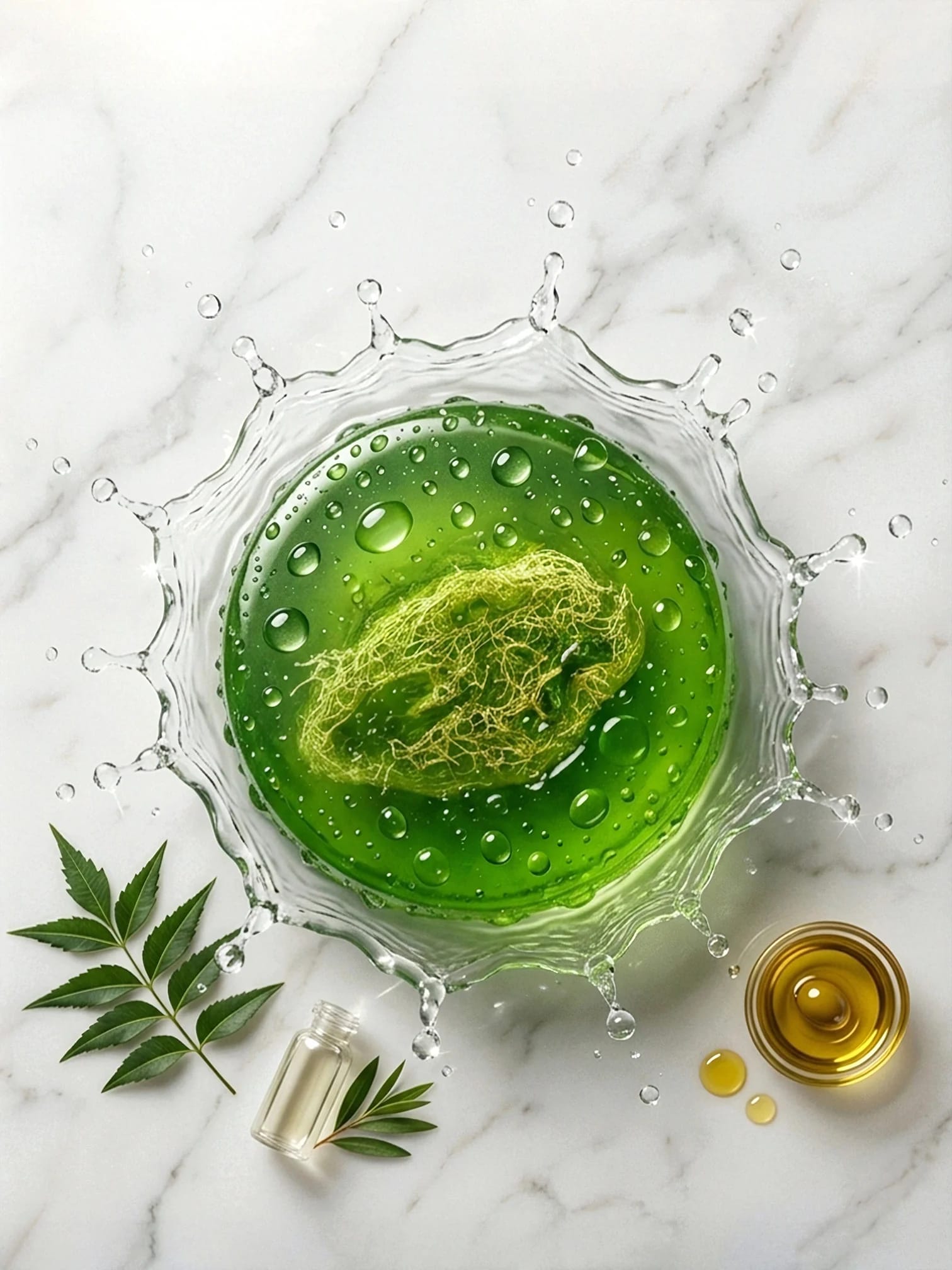 Neem Luffa Soap — view 2