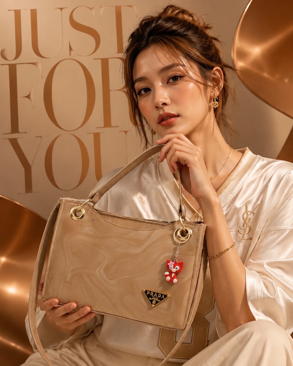 🍂 Trending Handbags With Trending Keychain 🍂 — view 10