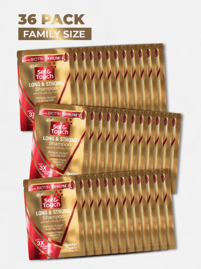 Set & Touch LONG & STRONG SHAMPOO Sachet 4ML (Pack of 36) — view 1