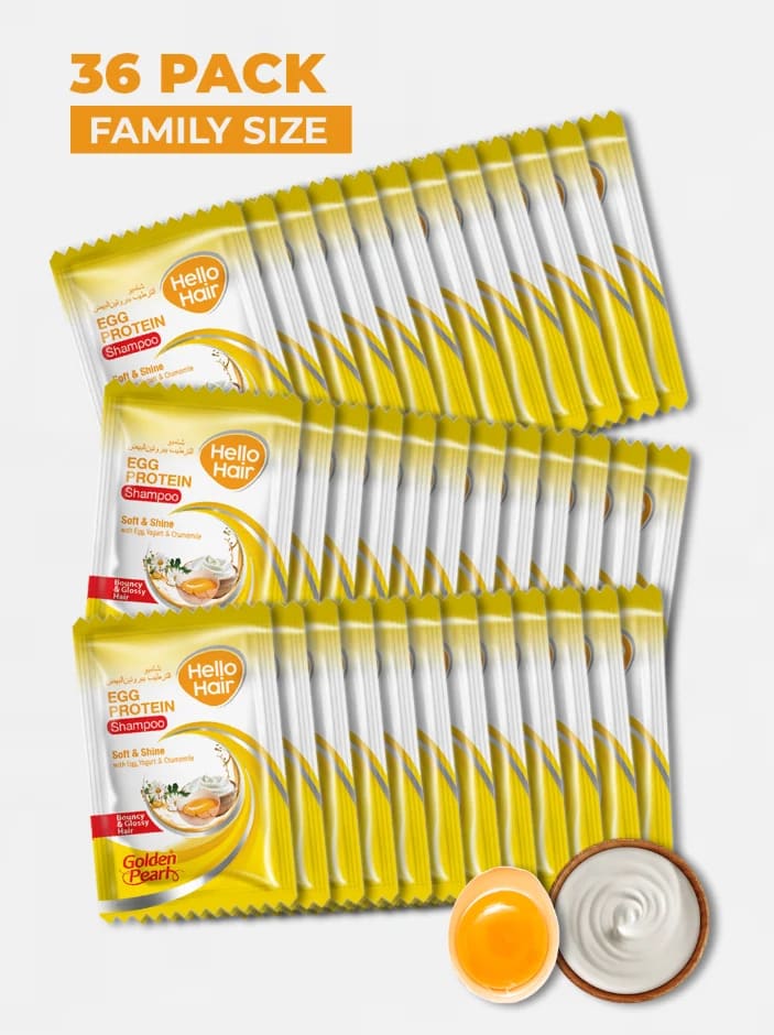 HELLO HAIR EGG PROTEIN SHAMPOO 4ML SACHET (pack of 36) — view 1