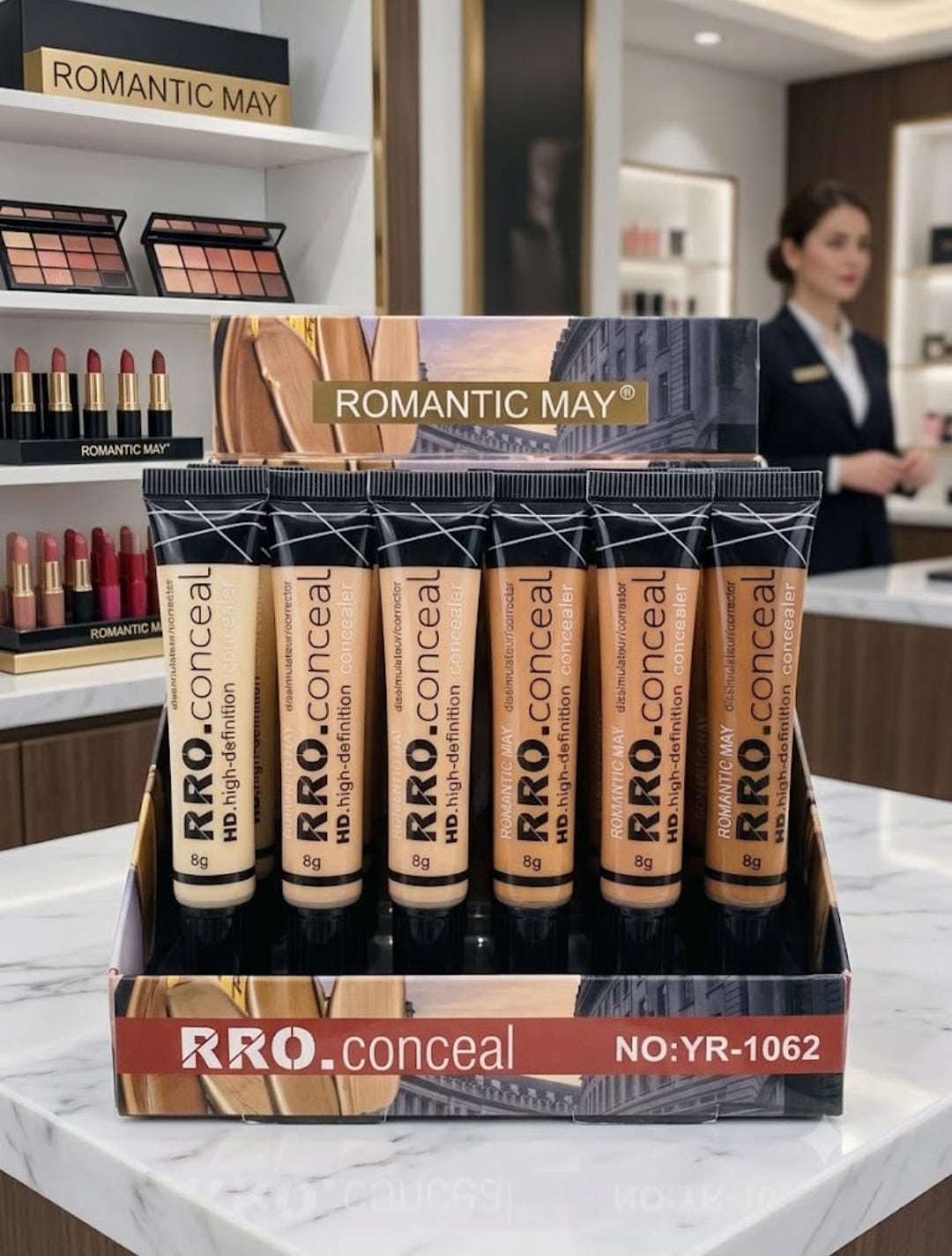 ROMANTIC MAY PRO CONCELER 6 DIFFERENT COLOR SET — view 1