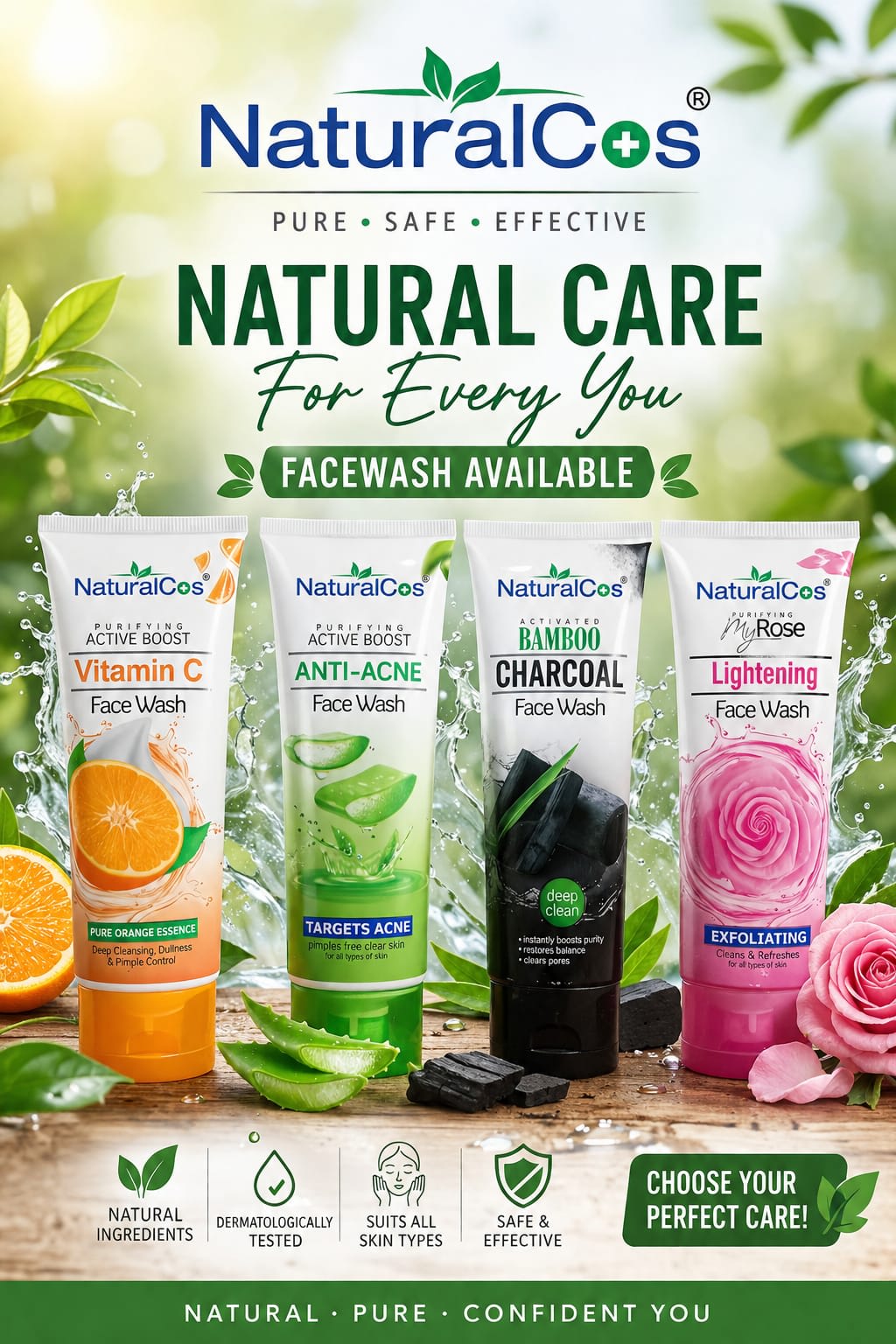 Natural Cos Facewash — view 1