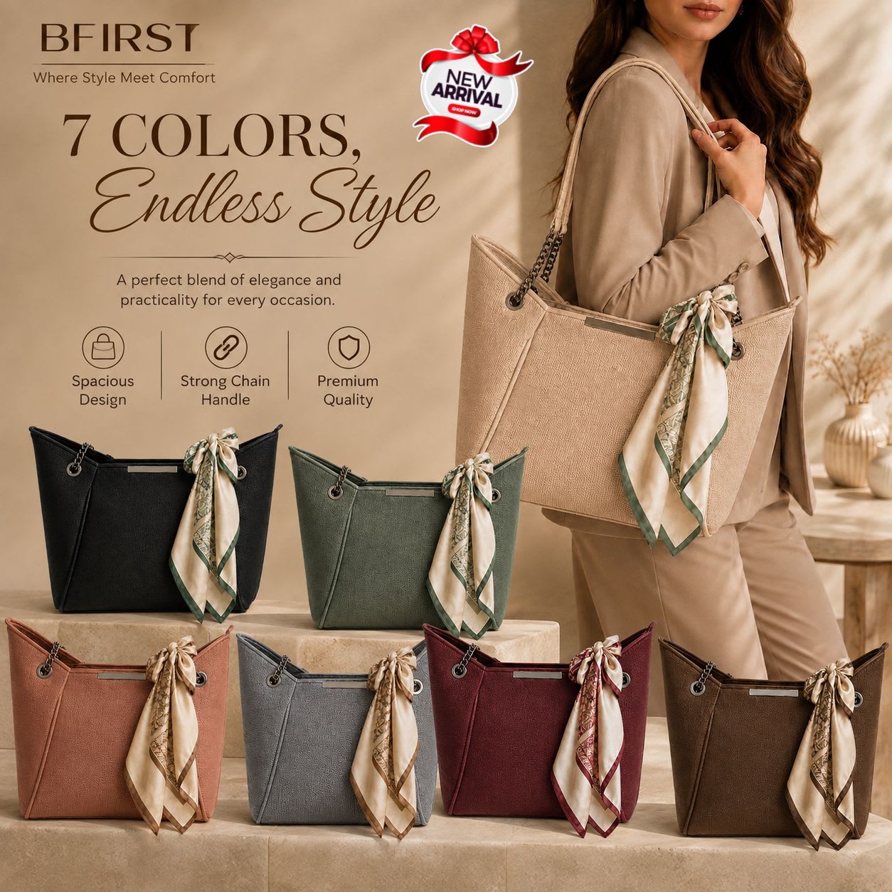 🎀 Big Size Tote Bag for Girls 🎀 — view 7