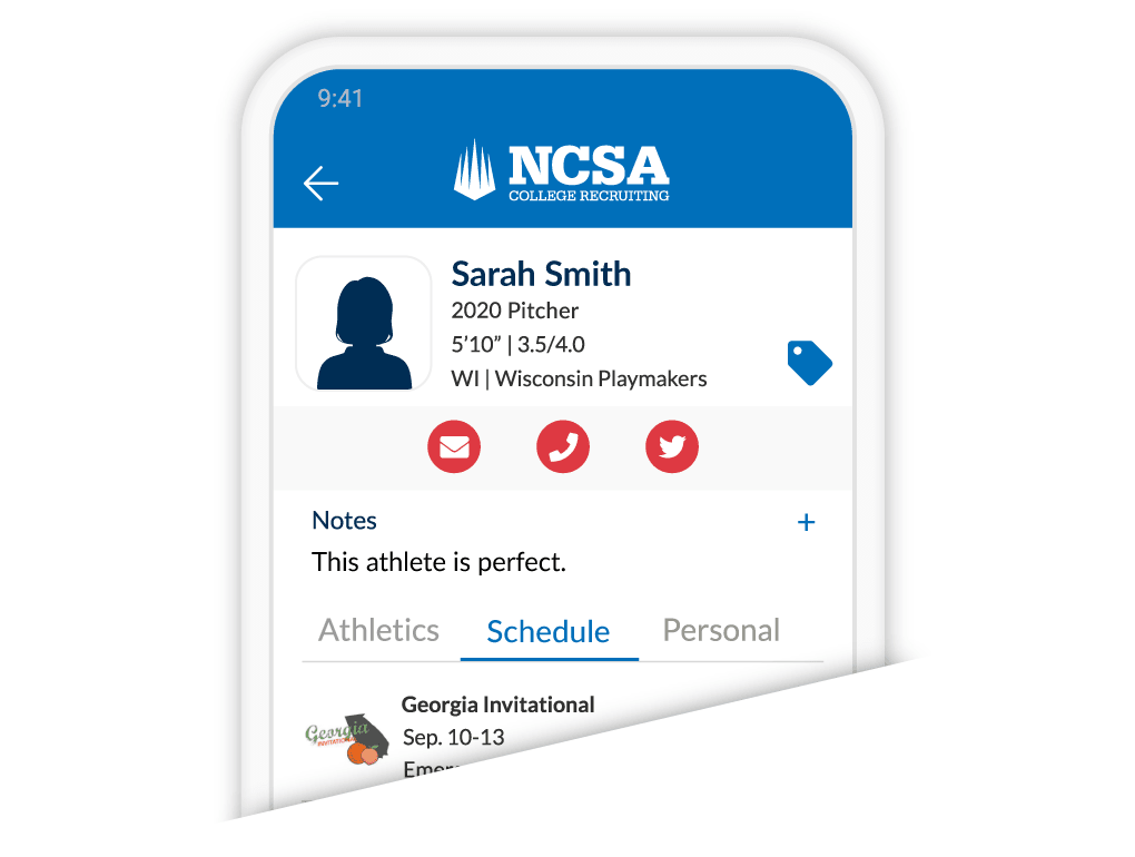 ncsa coach packet