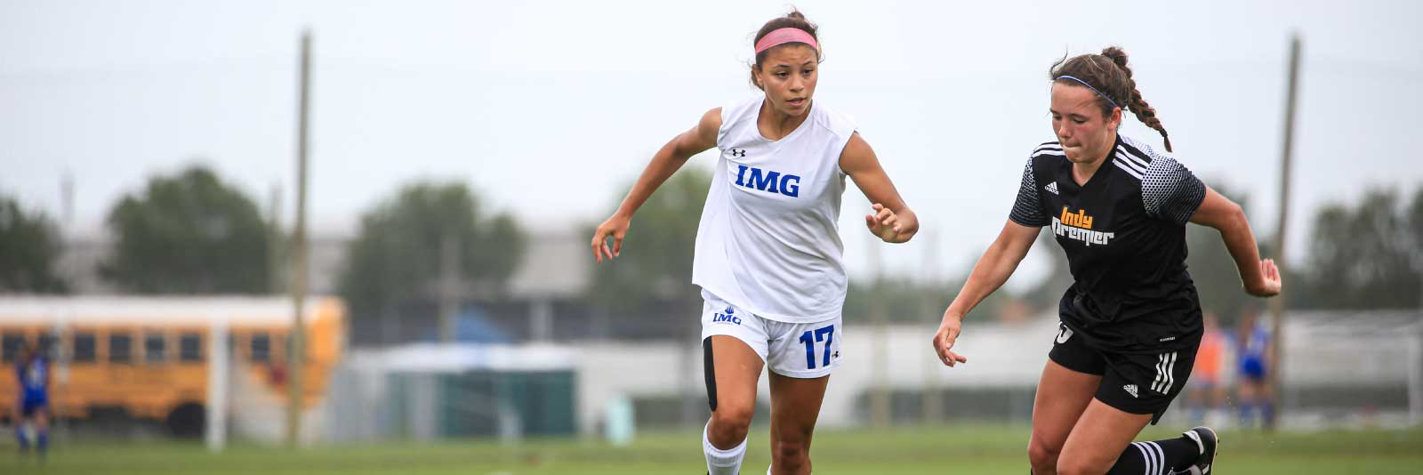 IMG women's soccer players