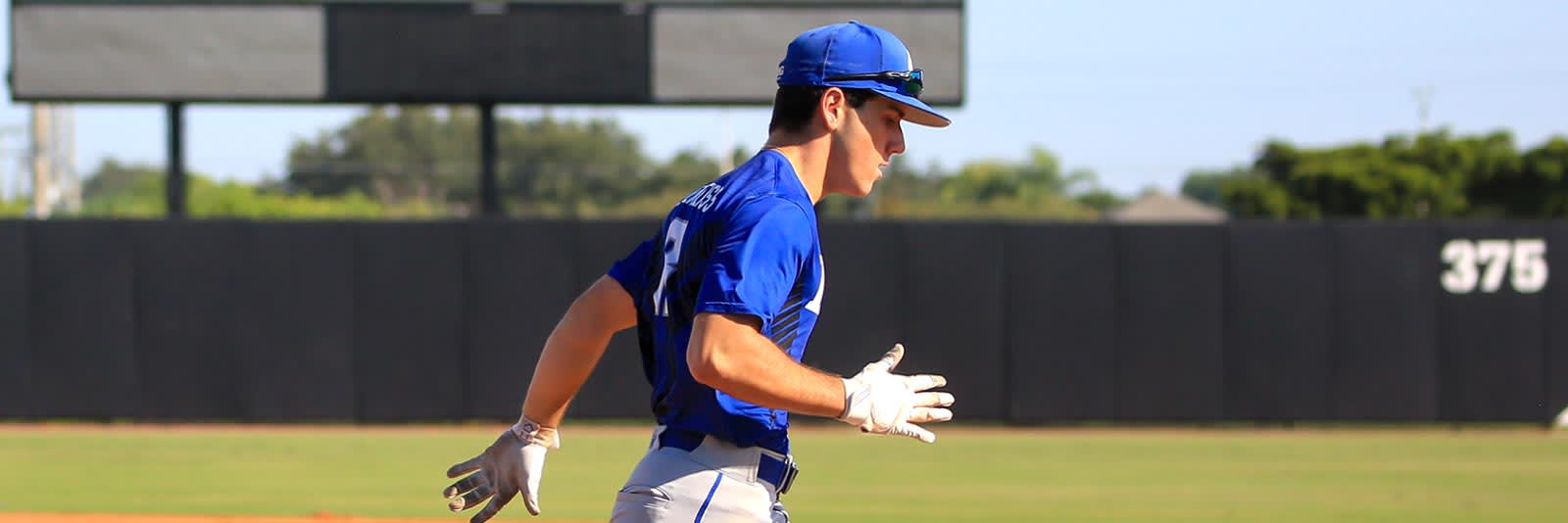 IMG baseball player running