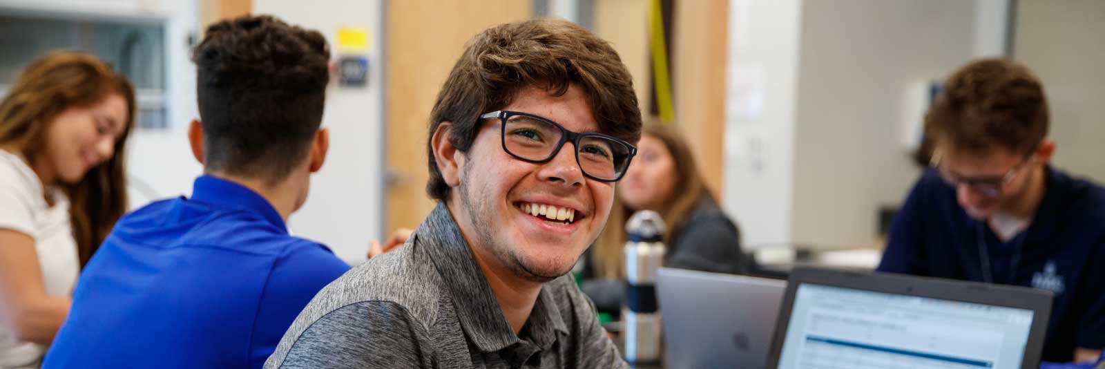 IMG student in the classroom