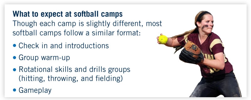 softball camps and what to expect