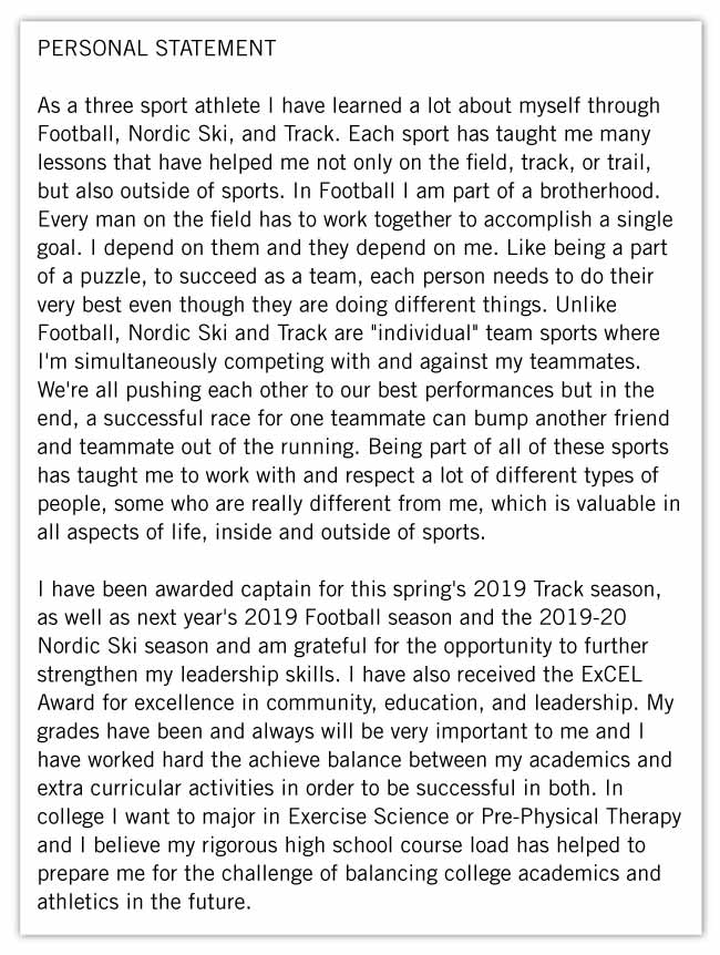 sport journalism personal statement