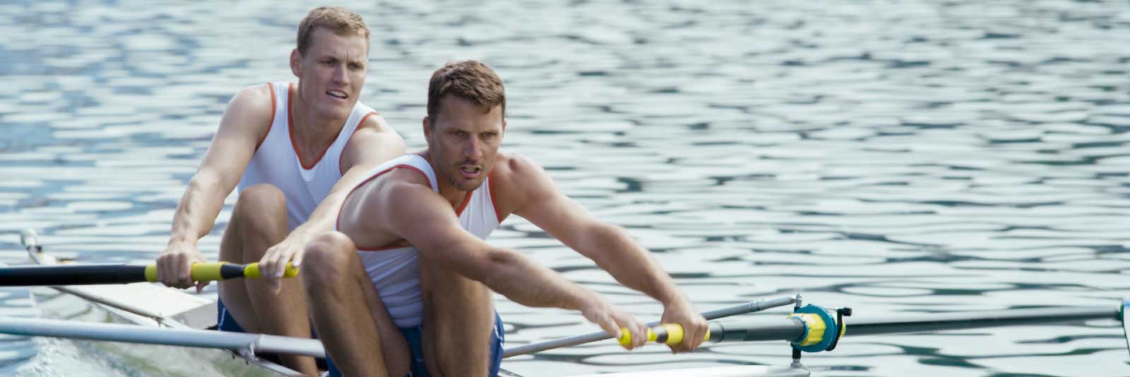 IMG male athletes rowing