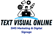 Text Visual Online Logo