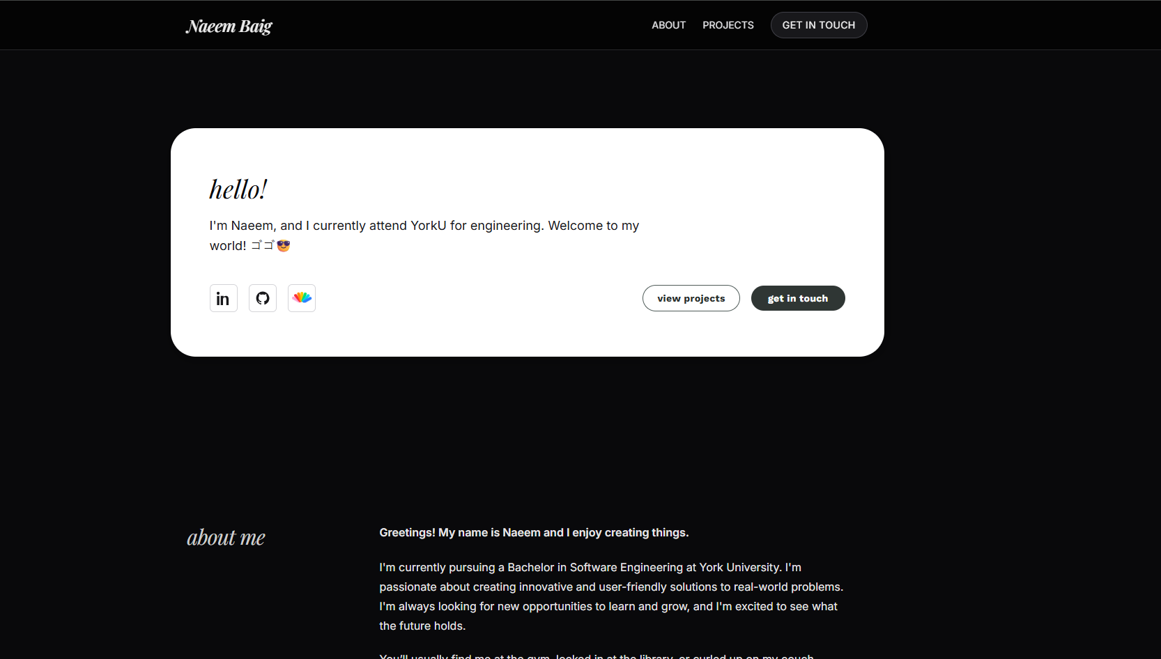 Personal Website