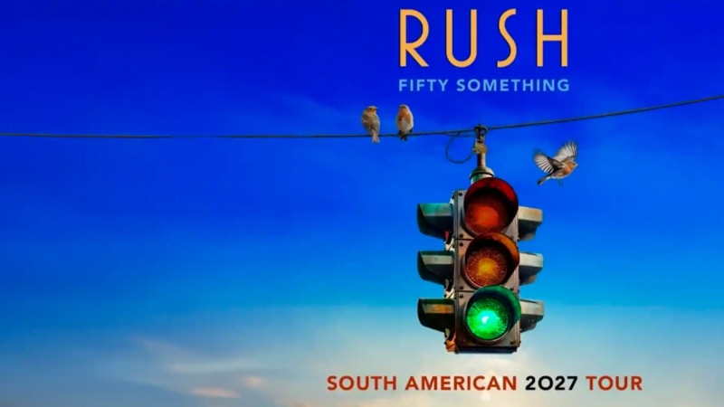 Rush anuncia show em Curitiba em 2027 na turnê Fifty Something e marca retorno histórico ao Brasil