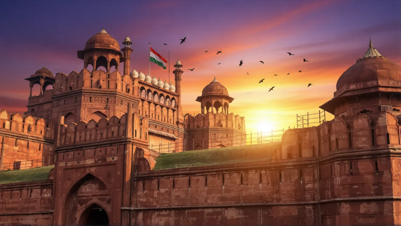 Red Fort - Symbol of Mughal Architecture – Delhi, India