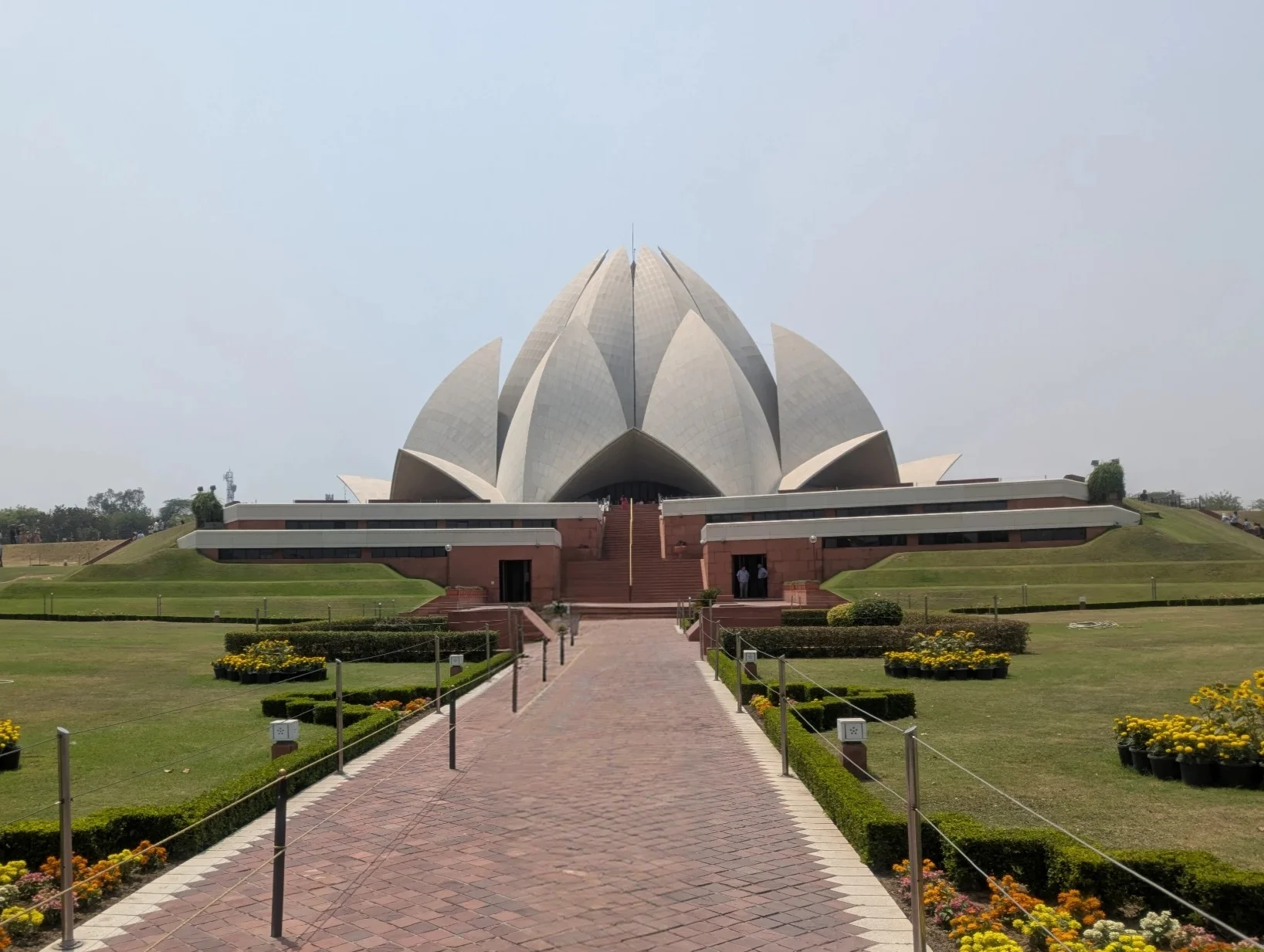 Lotus Temple - serene spiritual place in the shape of a lotus