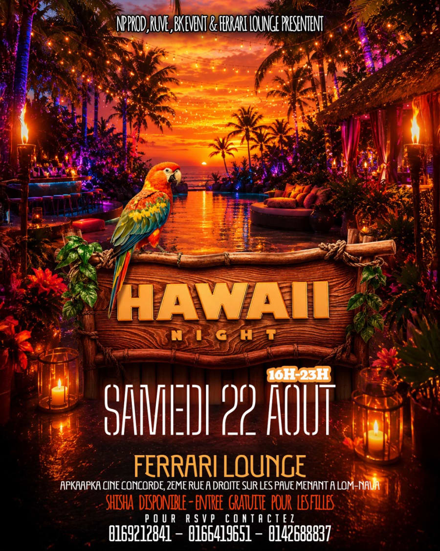 Hawaii Night — 22 août