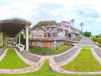 Pergolado do jardim