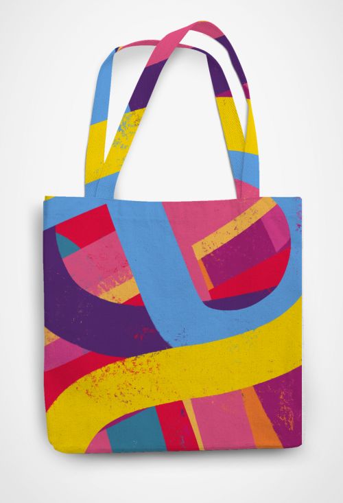 Diversions  Patterned Tote Bag