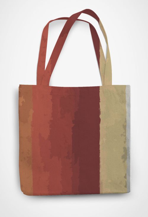 Colour Tones Patterned Tote Bag