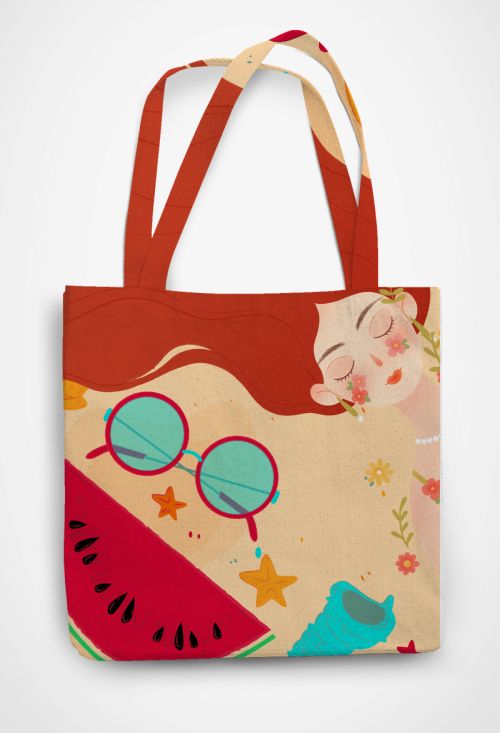 Summer vibes Patterned Tote Bag