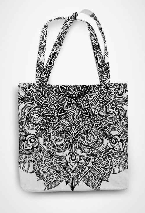 Big Bang Patterned Tote Bag