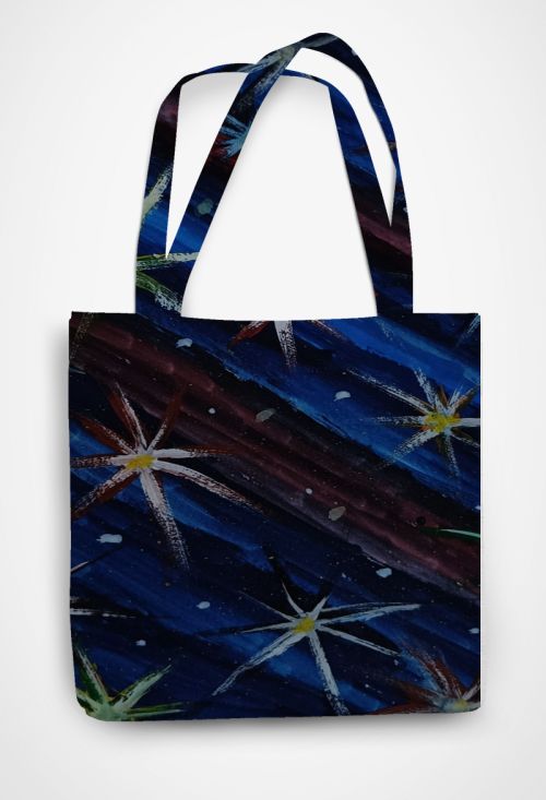 nightfall Patterned Tote Bag