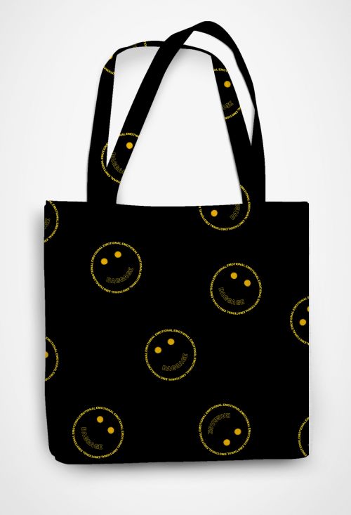 EMOTIONAL BAGGAGE Patterned Tote Bag