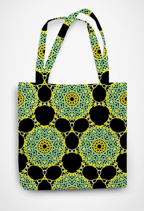 Mandala Fever Patterned Tote Bag