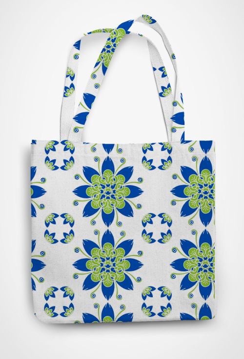 MANDALA Patterned Tote Bag