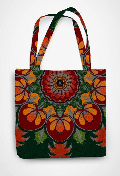 Christmas Themed Design Patterned Tote Bag