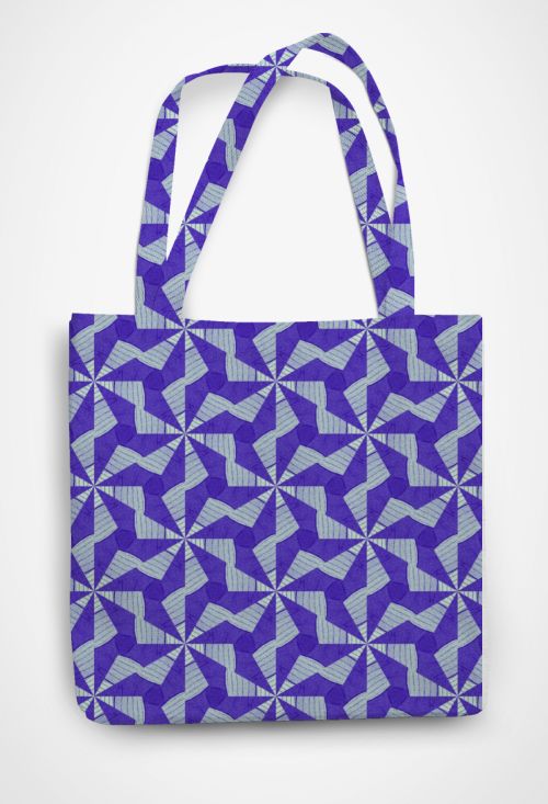 Untitled Patterned Tote Bag