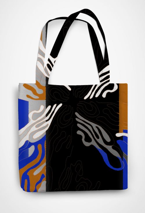 Untitled Patterned Tote Bag