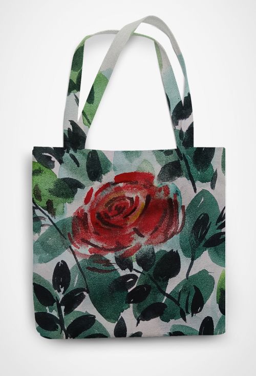 Rose garden Patterned Tote Bag