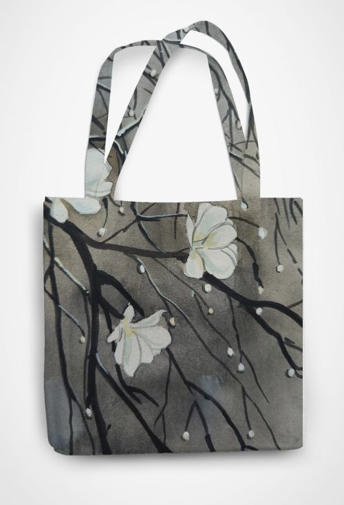 November flowers Patterned Tote Bag