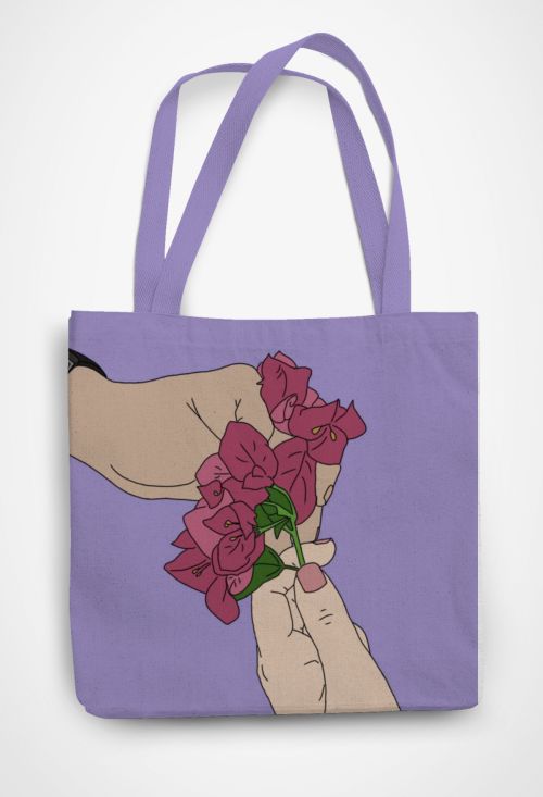 You and I Patterned Tote Bag