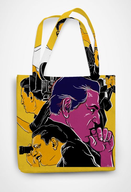 Ray Patterned Tote Bag