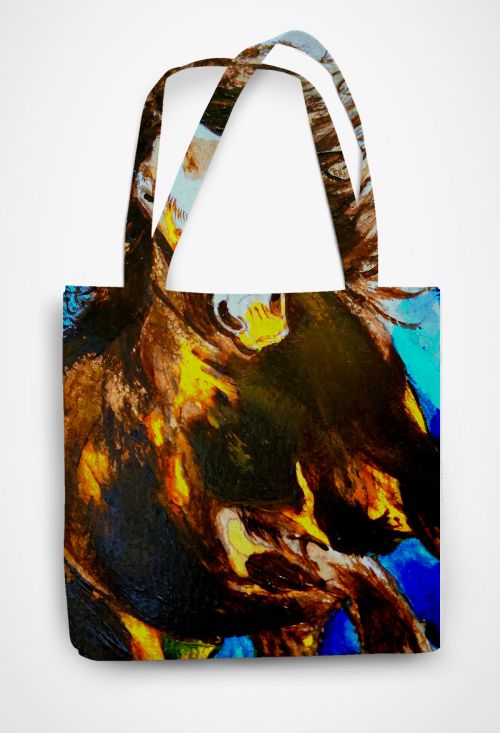 Equin_power Patterned Tote Bag