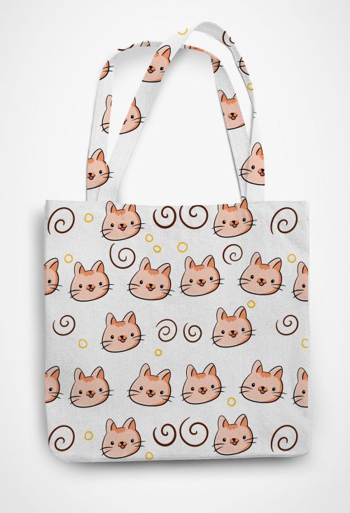 Cute cat Patterned Tote Bag