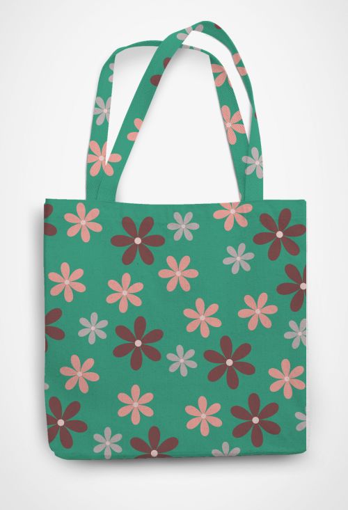 Floral cushion cover  Patterned Tote Bag