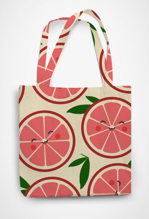 Cute fruit pattern Patterned Tote Bag