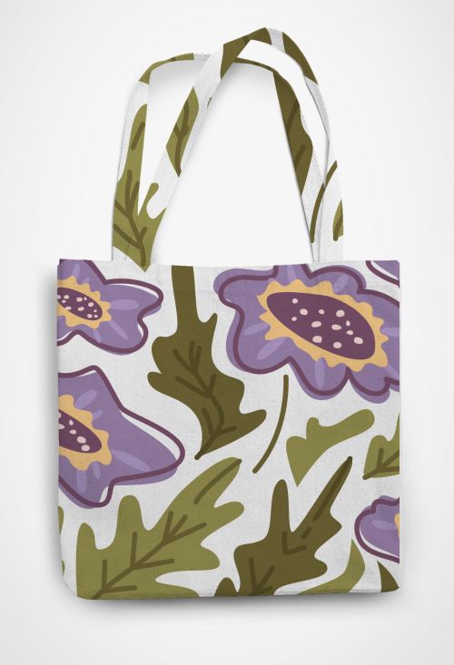 Spring vibe Patterned Tote Bag