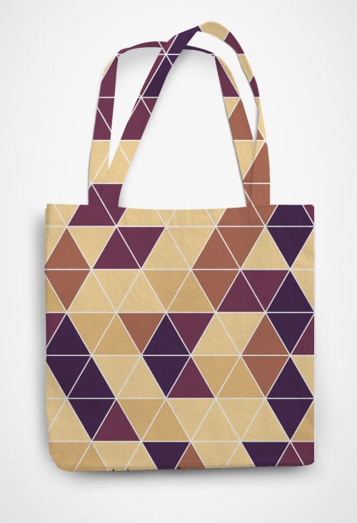 Mute colour pattern Patterned Tote Bag